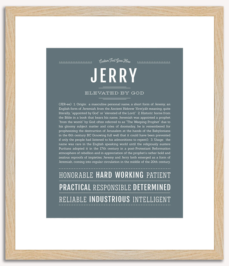 Jerry | Name Art Print