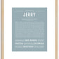 Jerry | Name Art Print