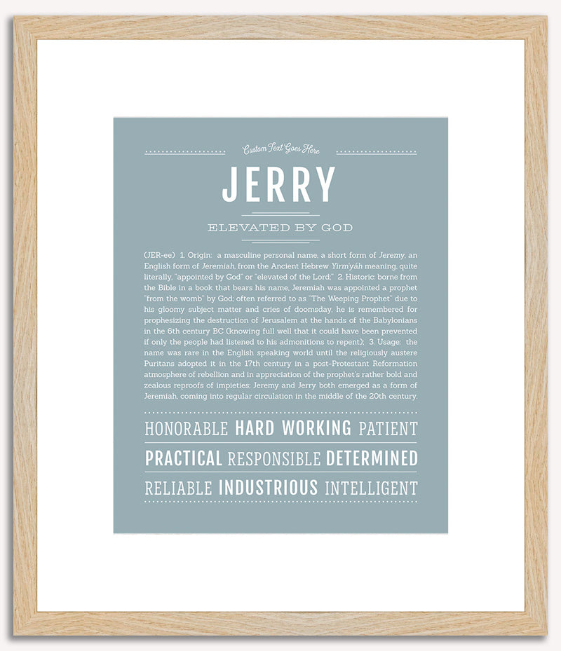 Jerry | Name Art Print