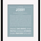 Frame Options | Powder Blue | Black Frame, Matted
