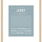 Frame Options | Powder Blue | Maple Frame, Matted