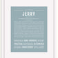 Frame Options | Powder Blue | White Frame, Matted