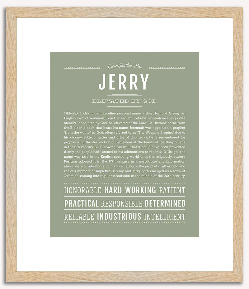 Jerry | Name Art Print