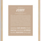 Jerry | Name Art Print