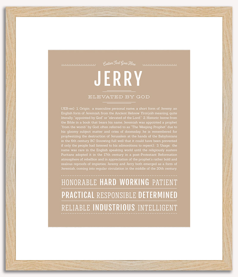 Jerry | Name Art Print