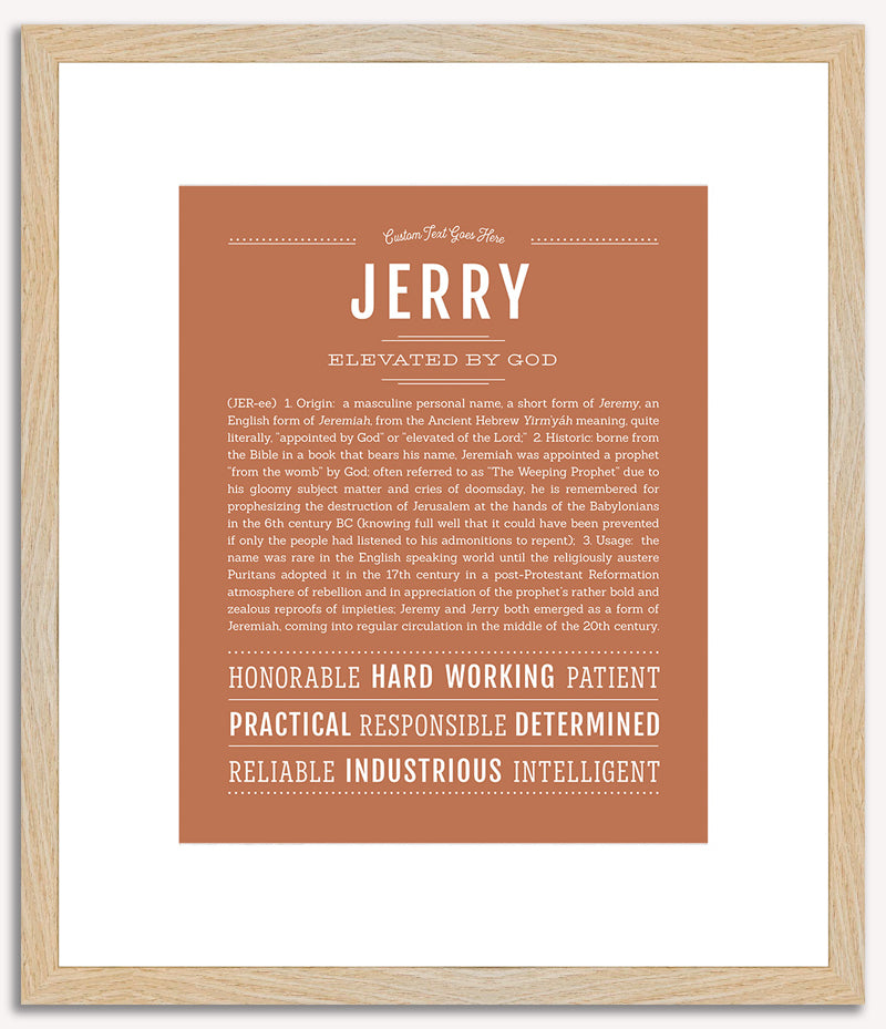 Jerry | Name Art Print