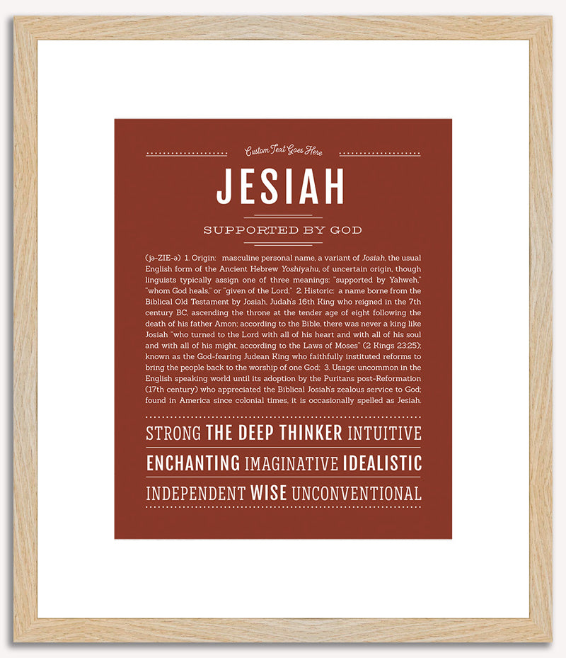 Jesiah | Name Art Print