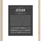 Jesiah | Name Art Print