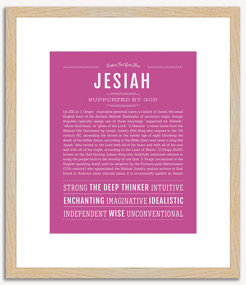 Jesiah | Name Art Print