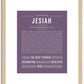 Jesiah | Name Art Print