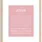 Jesiah | Name Art Print