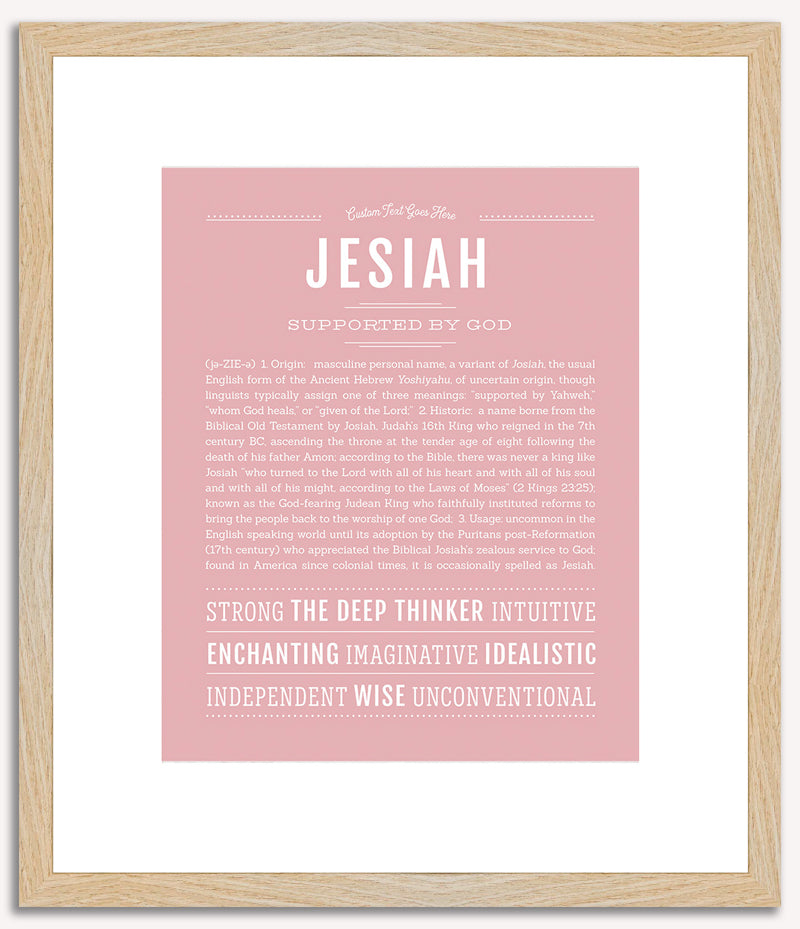 Jesiah | Name Art Print