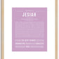 Jesiah | Name Art Print