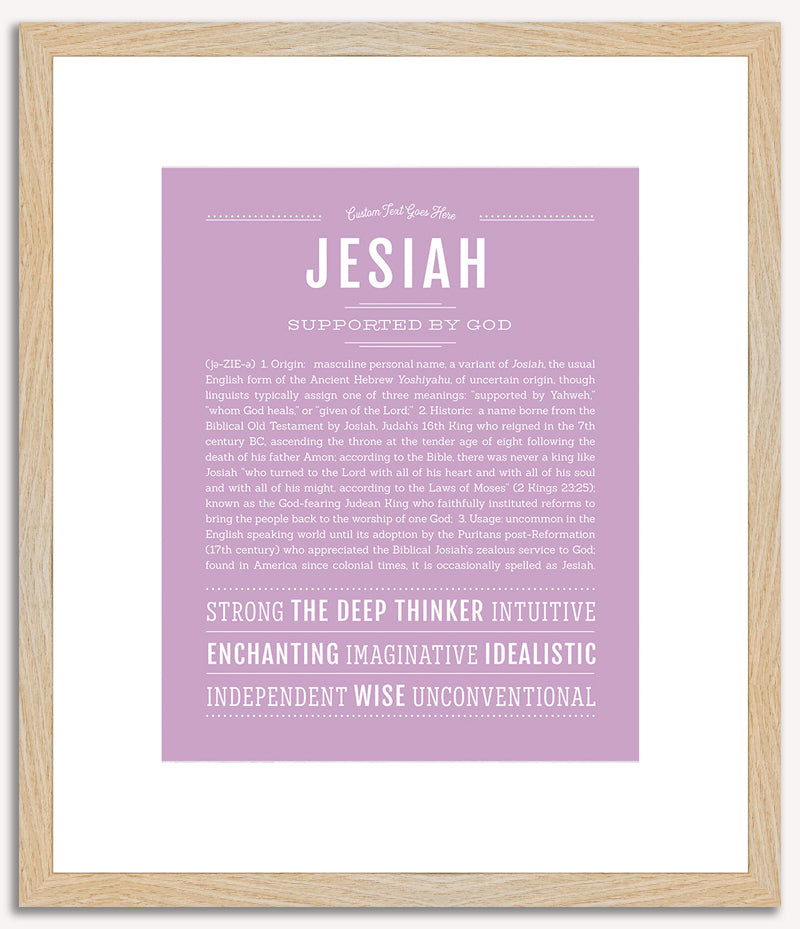 Jesiah | Name Art Print