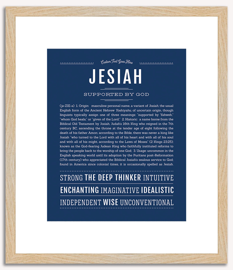 Jesiah | Name Art Print