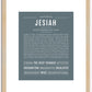 Jesiah | Name Art Print