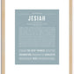 Jesiah | Name Art Print