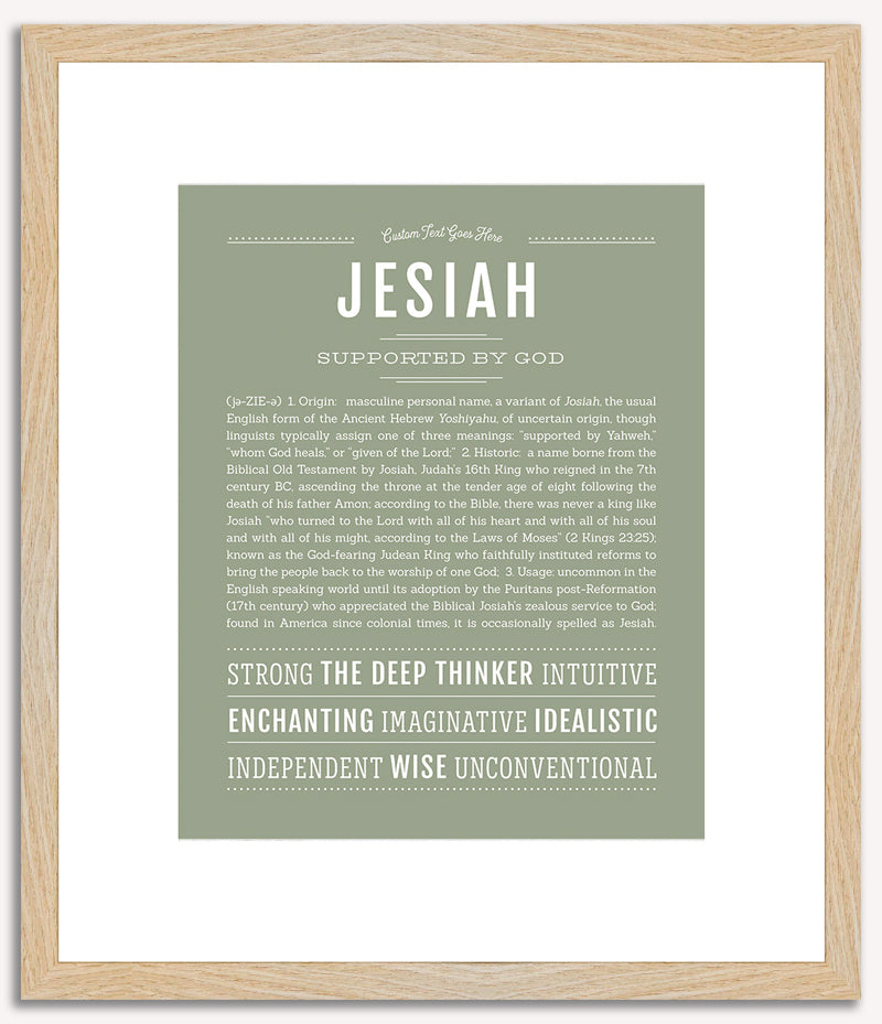 Jesiah | Name Art Print