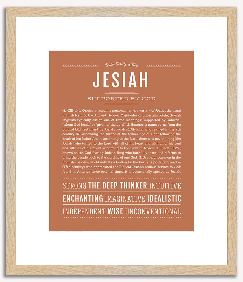 Jesiah | Name Art Print