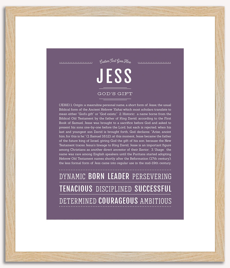 Jess | Name Art Print