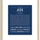 Jess | Name Art Print