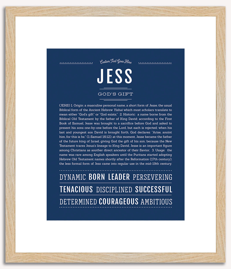 Jess | Name Art Print