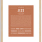 Jess | Name Art Print