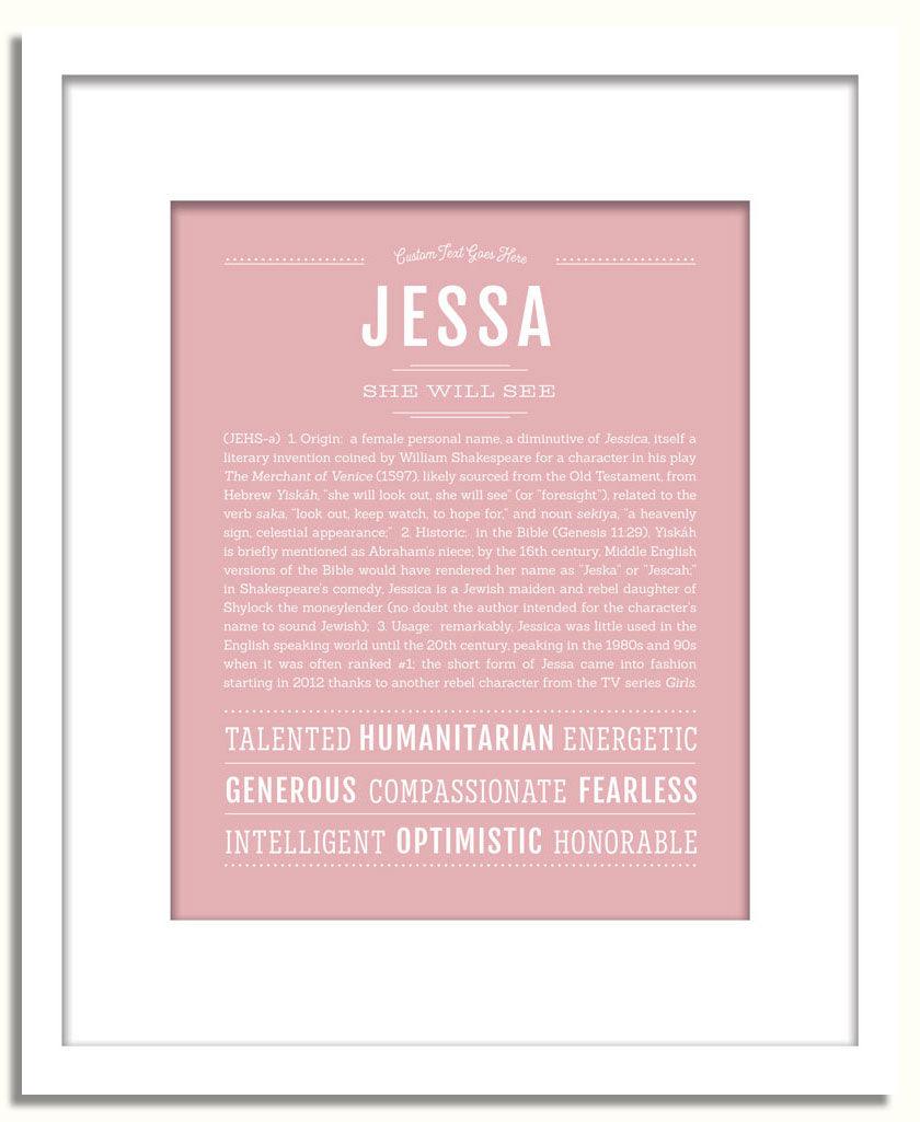 Frame Options | Dusty Rose | White Frame, Matted