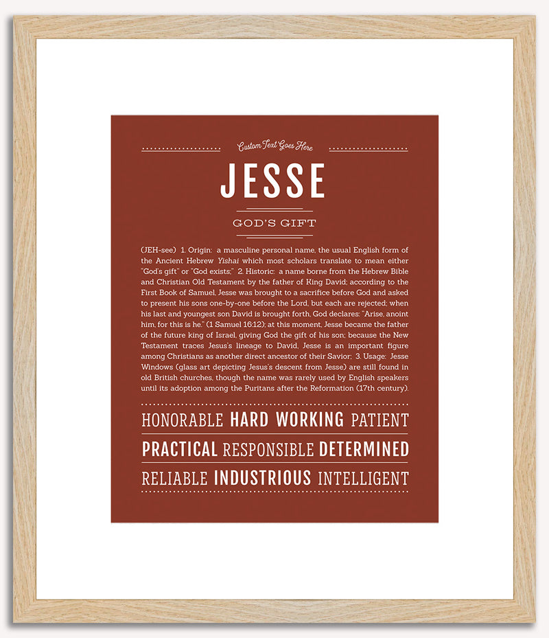 Jesse | Name Art Print