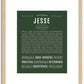 Jesse | Name Art Print