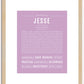 Jesse | Name Art Print