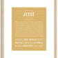 Jesse | Name Art Print