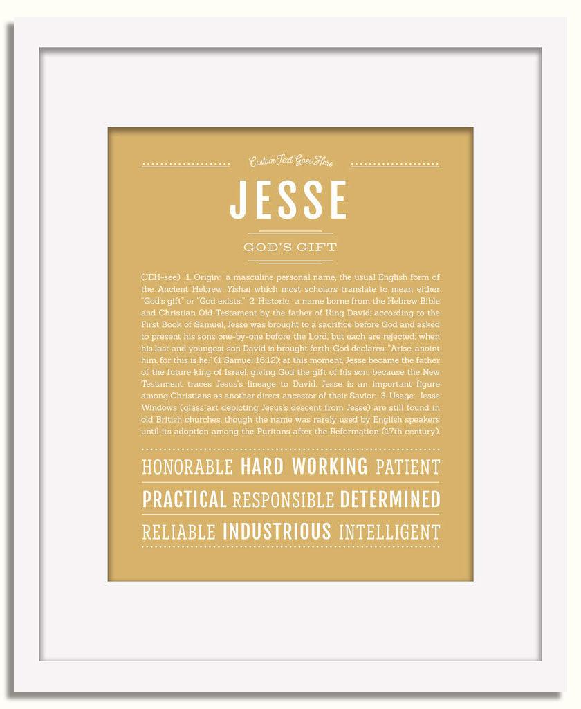 Frame Options | Matte Gold | White Frame, Matted