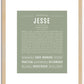 Jesse | Name Art Print