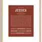 Jessica | Name Art Print