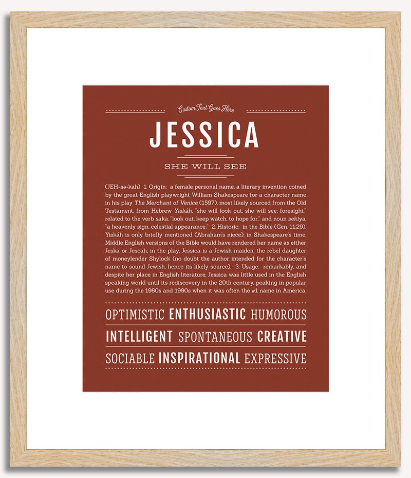 Jessica | Name Art Print