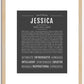 Jessica | Name Art Print