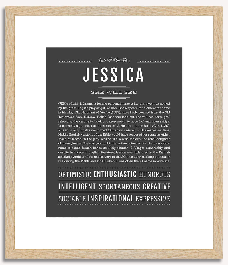 Jessica | Name Art Print