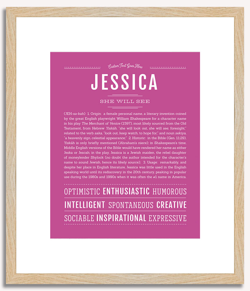 Jessica | Name Art Print