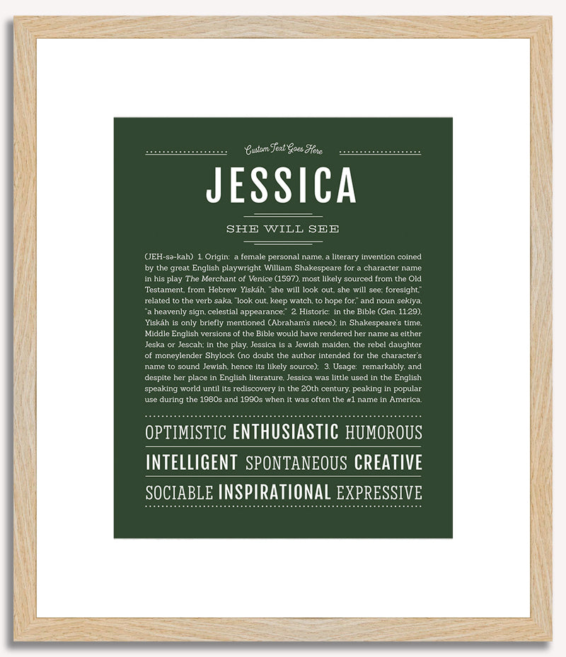 Jessica | Name Art Print