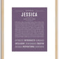 Jessica | Name Art Print