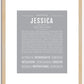 Jessica | Name Art Print