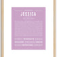 Jessica | Name Art Print