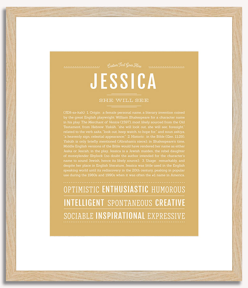 Jessica | Name Art Print