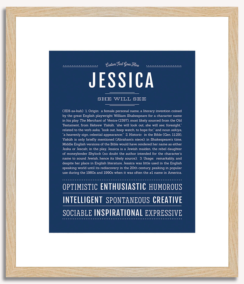 Jessica | Name Art Print