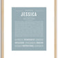 Jessica | Name Art Print