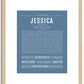 Jessica | Name Art Print