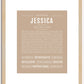 Jessica | Name Art Print