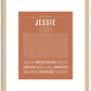 Jessie (male) | Name Art Print