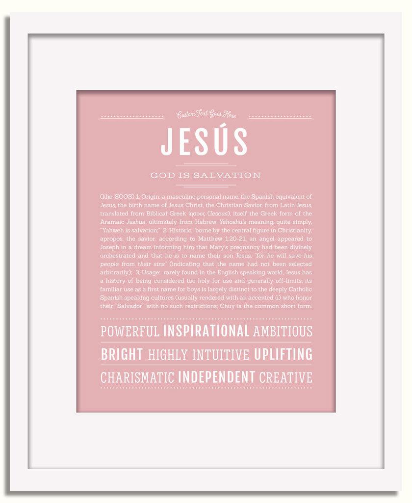 Frame Options | Dusty Rose | White Frame, Matted